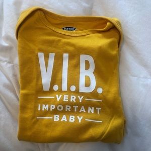 Very important baby bodysuit.